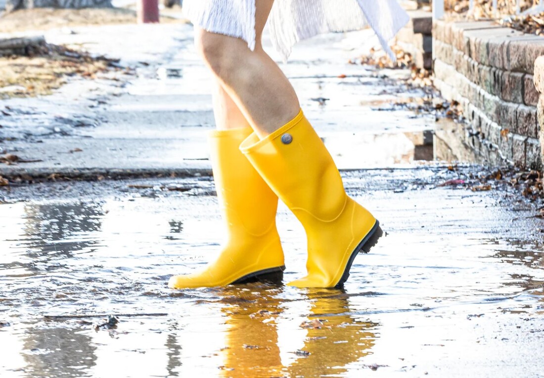 Yellow Rubber Boots